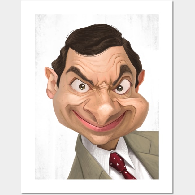 Mr. Bean Wall Art by metmangindaan